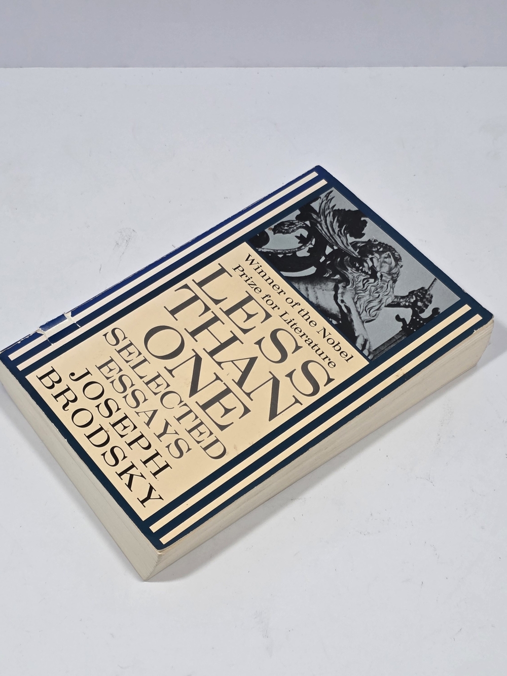 Less Than One Selected Essays Joseph Brodsky 1986 Paperback Nobel Prize FSG